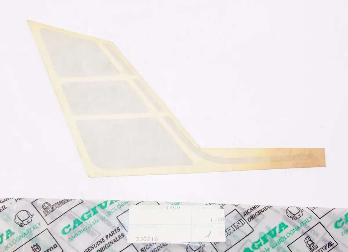 Nos Cagiva Morini 1987 350 Kanguro X2 / 501 Rh Sticker Panel Mark Emblem 330216 1