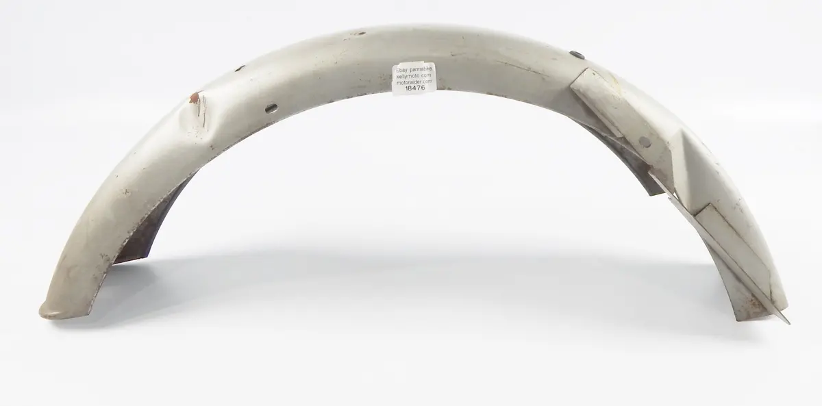 Vintage Motorcycle Steel Mud Guard Rear Fender L=40" W=9" Ducati Gilera Laverda 1
