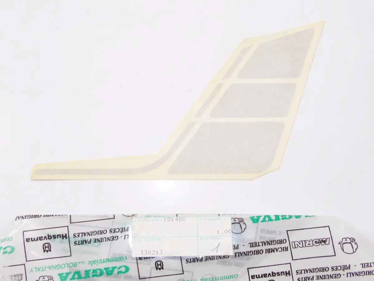 Nos Oem Cagiva Morini 1987 350 Kanguro X2 / 501 Lh Stiker Panel 330217 1