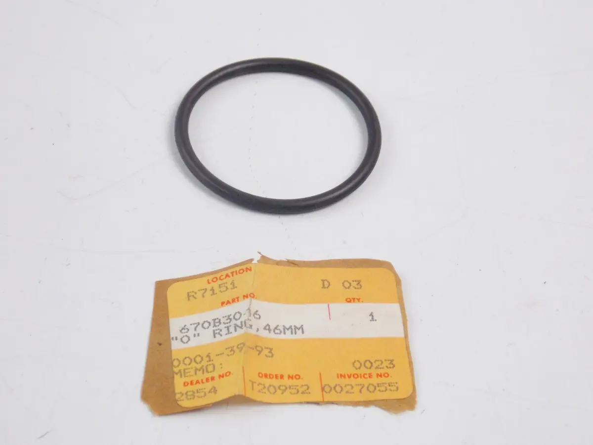 Nos Oem Kawasaki 2003 | 2013 Z1000 1992-1993 Zx-6 Crankcase O-Ring 46Mm 670B3046 1