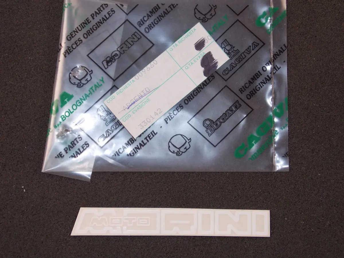Nos Oem Morini 1987-1988 Kanguro X2 Coguaro 350/501 Sticker Small 330142 1