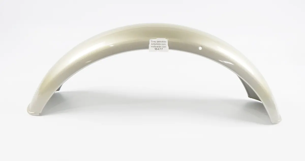 Oem Vintage Laverda Zundapp Mud Guard Front Fender L=32' 61401079 Silver 1