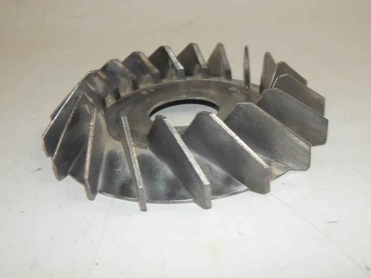 1951 Vintage Vespa Piaggio 125 V32m Motor Engine Cooling Fan Flywheel Scooter 2