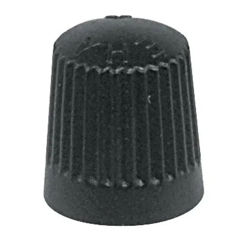Plastic Valve Cap - Black (100) 1