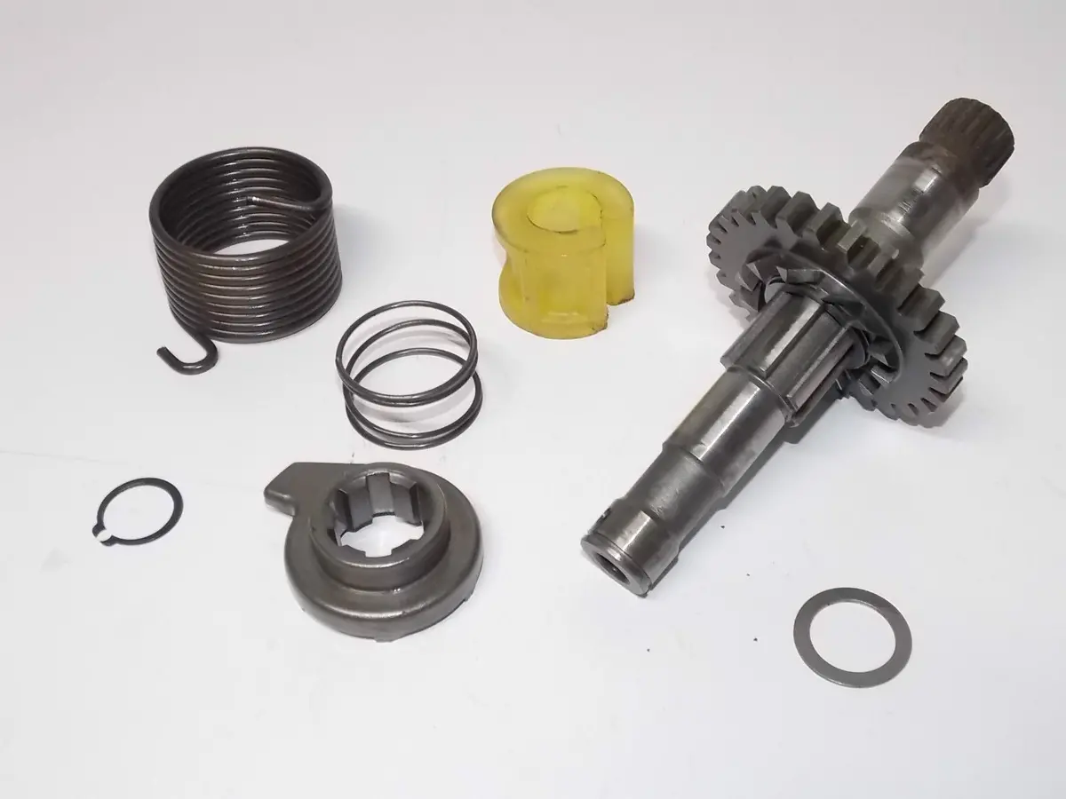 1983 Suzuki Rm250d Kick Start Shaft Assembly Mechanism Spring Washer Rm 250 2