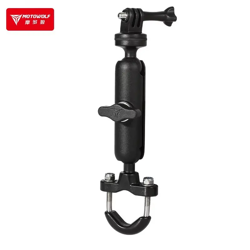 Motowolf Motorcycle Racing Camera Stand Recorder Bracket Camera Holder For Riding(Handlebar) 1