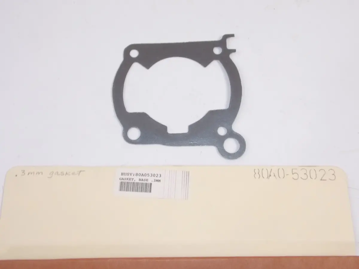 Nos Oem Husqvarna 1989 Wrk 125 Motor Cylinder Base Gasket 0.3 Mm 80A053023 1