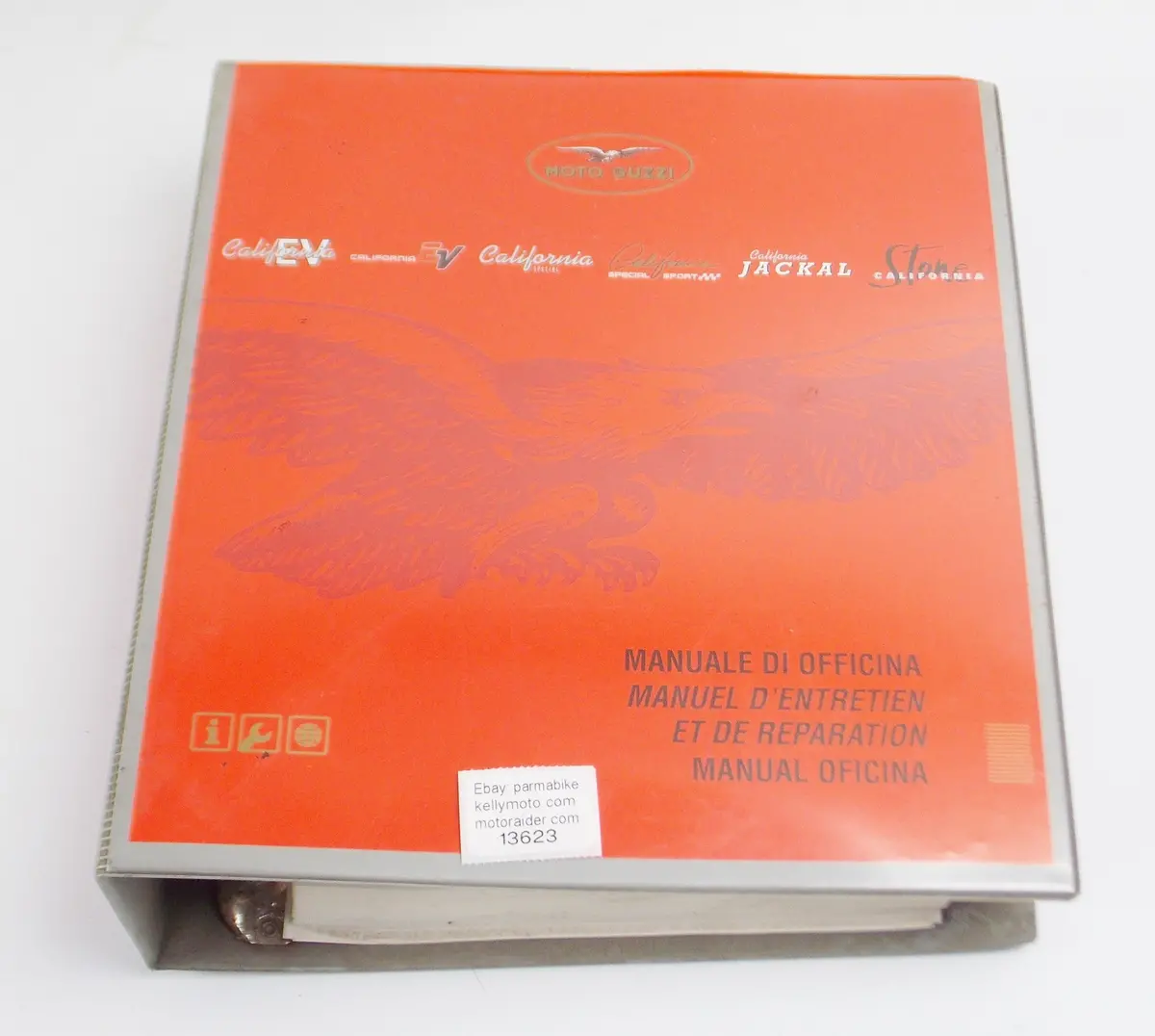 2002 Moto Guzzi Dealer Shop Manual 1997-01 California Jackal Special Sport Stone 1