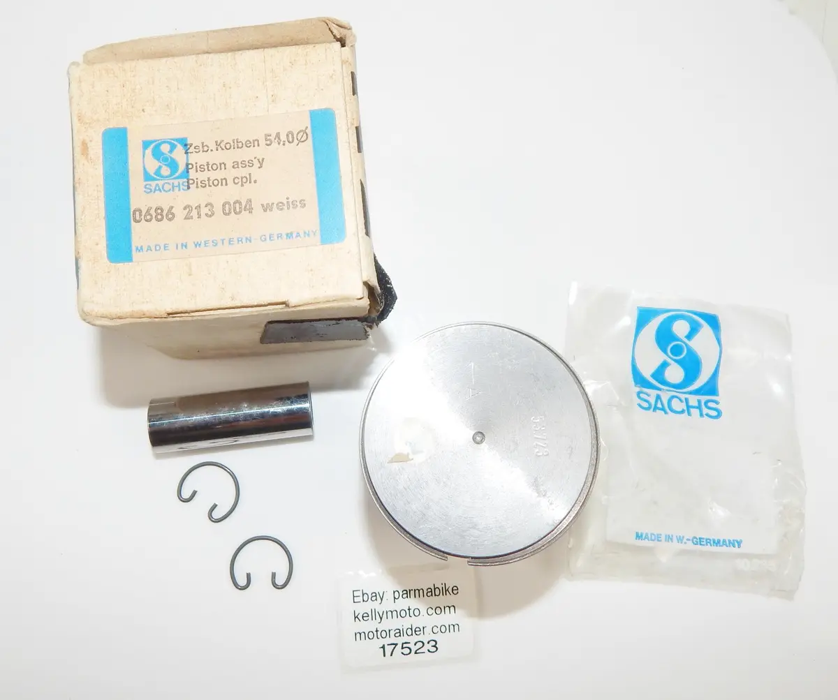 Oem Sachs Motor Hercules Dkw Ring Piston Clips Piston D=54Mm 0686-213-004 Weiss 1