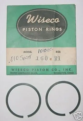 160R1 Wiseco Piston Rings Sachs 100 Ktm Penton Dkw Rupp 1