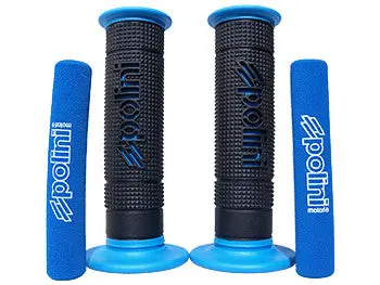 Polini Evolution Hand Grips With Slip On Brake Lever Sleeves 1