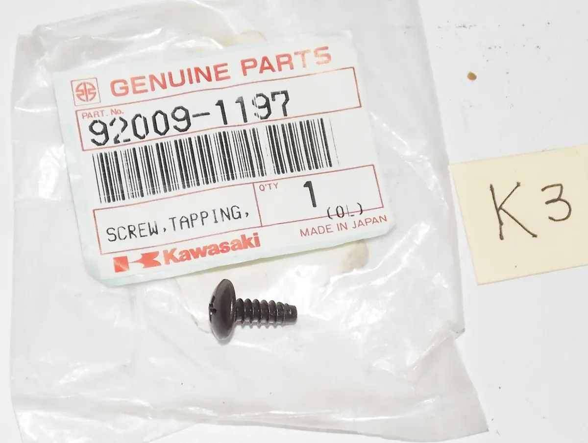 Nos Kawasaki 1984 2012 Prairie Ninja Eliminator Brute Versys Screw 92009-1197 1