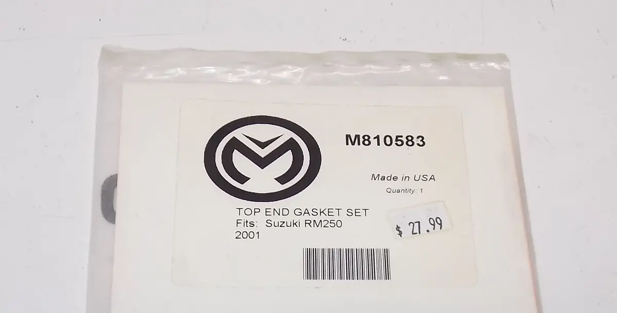New Moose Top End Gasket Seal Kit Set 2001 Suzuki Rm250 M810583 1