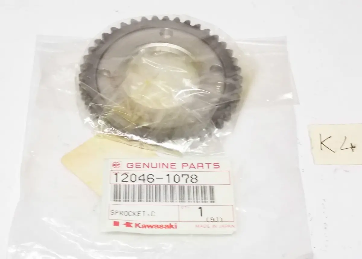 Nos New Oem Kawaski 1985 1992 1997 Zx600 Zl600 Camshaft Sprocket 42T 12046-1078 1