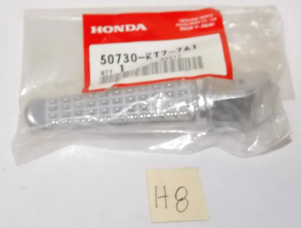Honda 1990 2009 Vfr750 Cbr900 Left Step Foot Peg Rest Bar Pillion 50730-Kt7-761 1