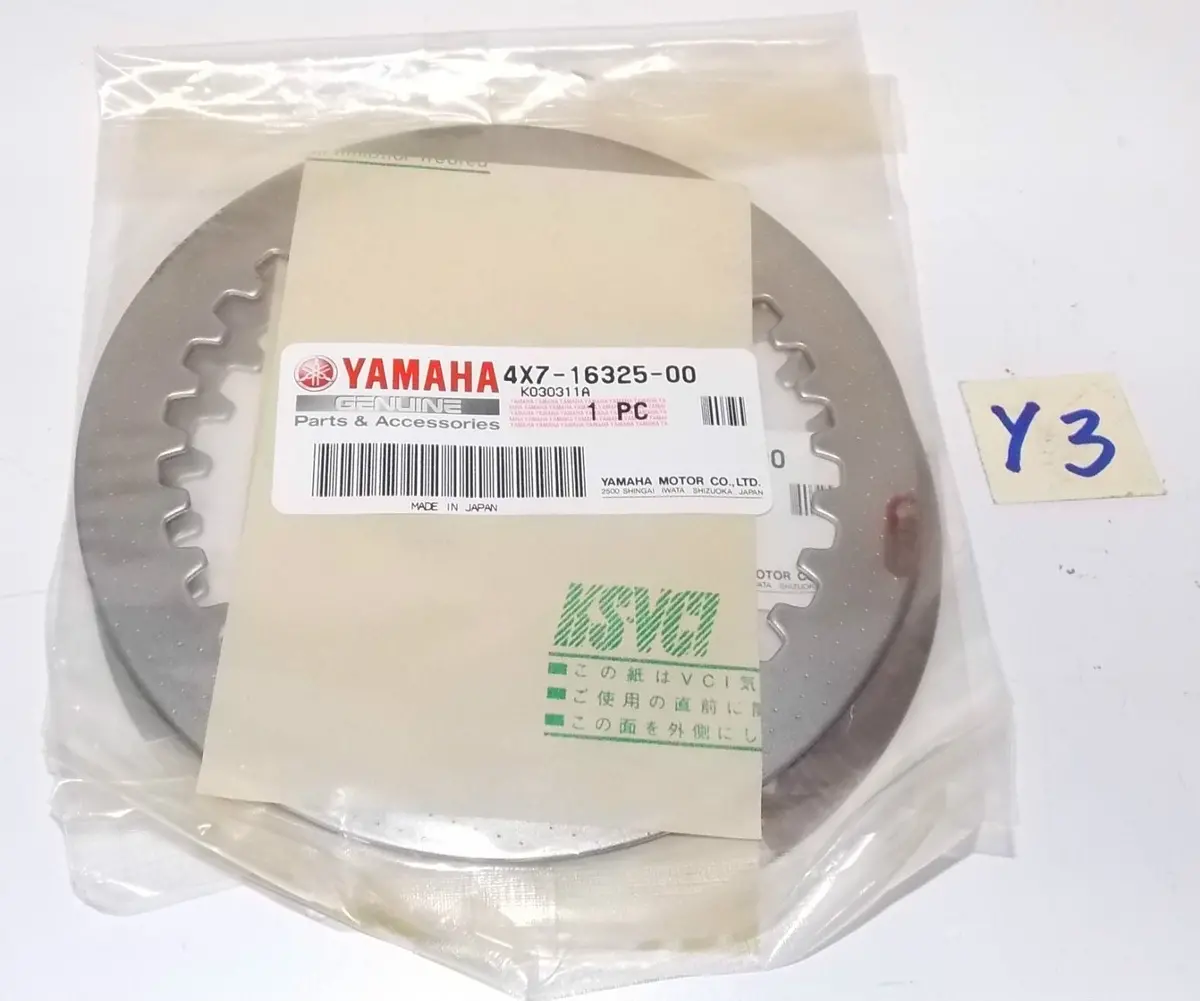 Yamaha 1974 2011 Yz250 Virago Xv920 V Star Yz450f Wr250 Clutch Plate 4X7-16325 1