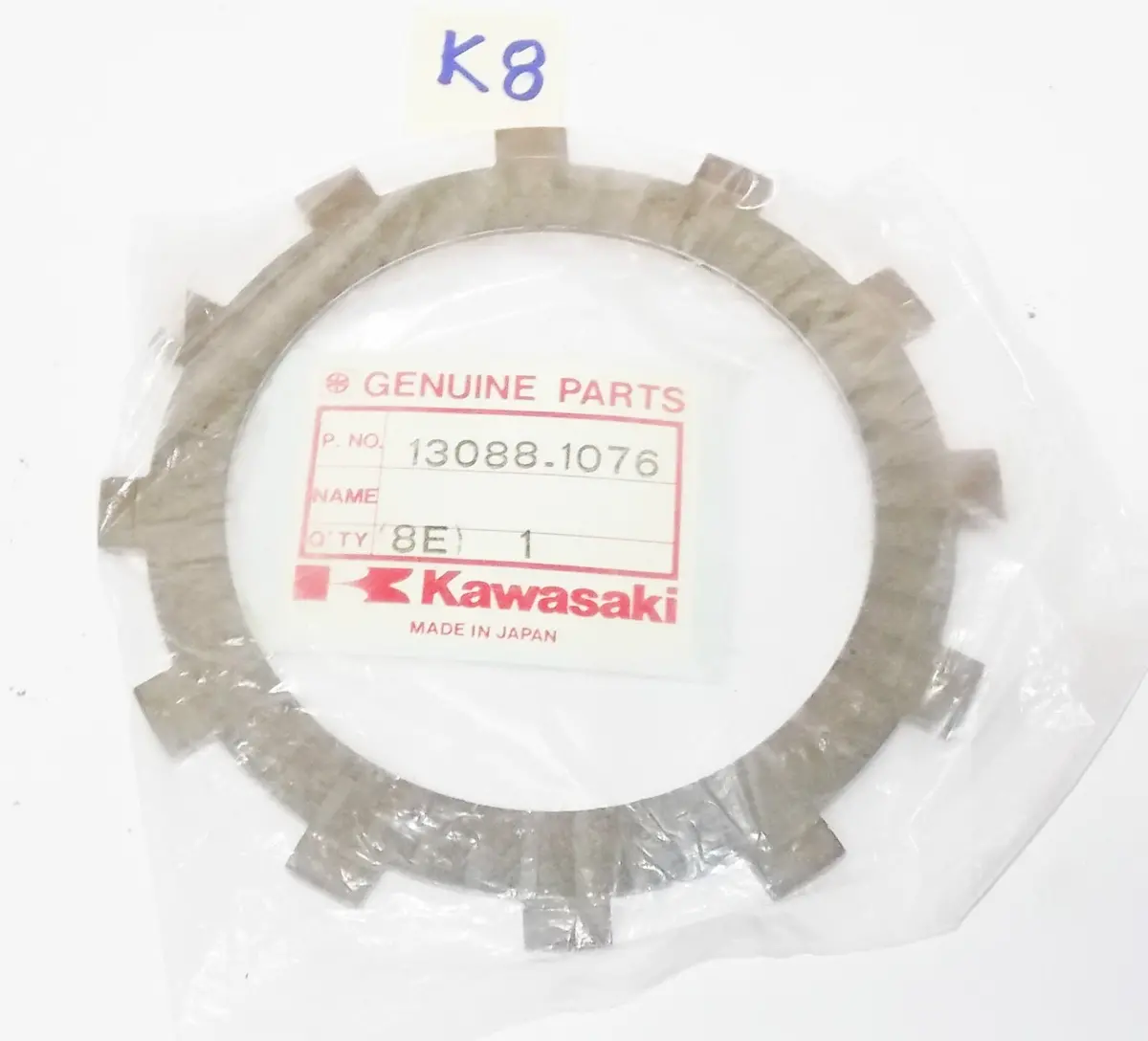 Oem Nos New Kawasaki 1988 Kx125 Clutch Friction Plate Disc 13088-1076 1