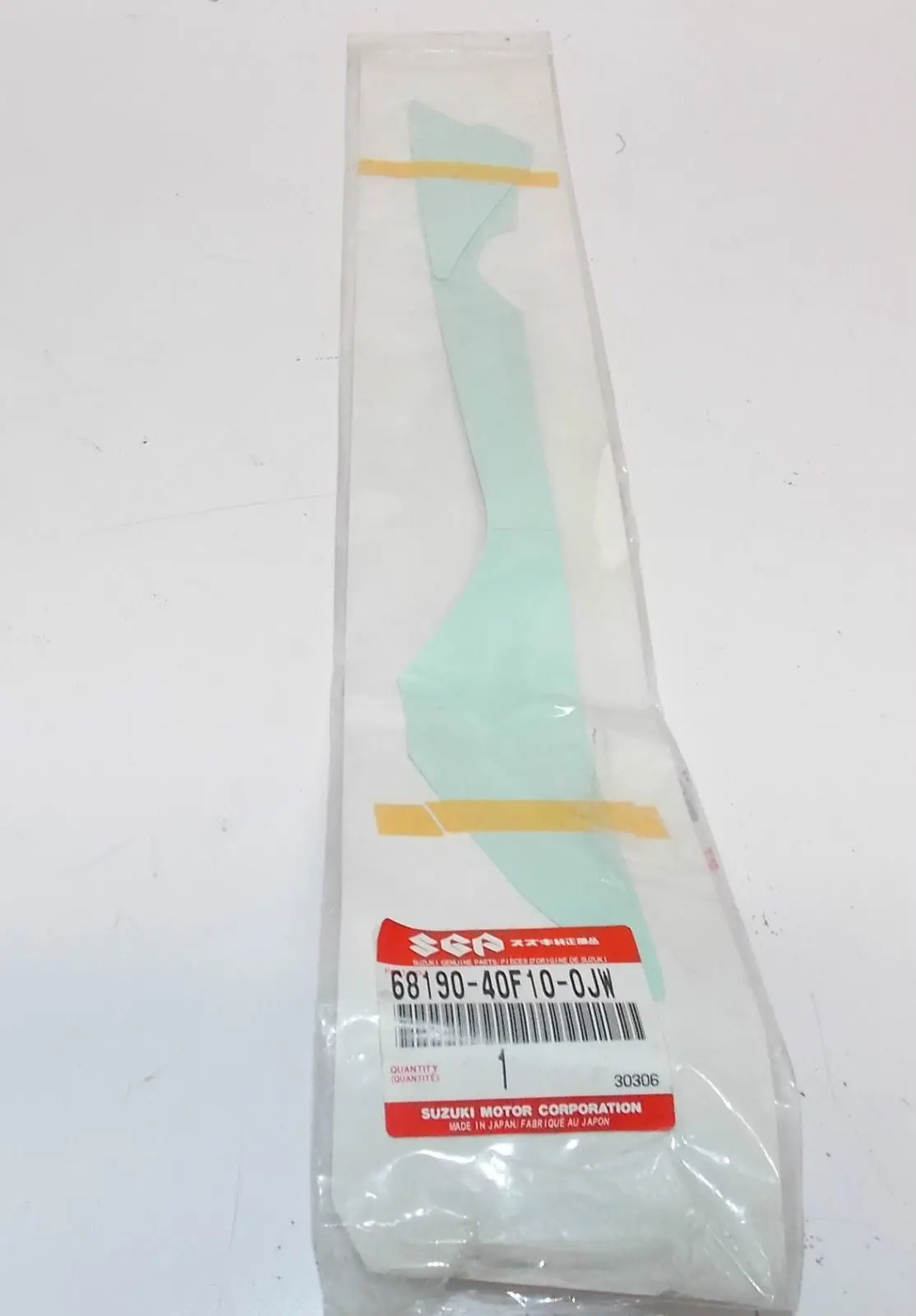 Oem Suzuki 2001 Gsx-R1000 Under Cowling Upper Lh White Tape Set 68190-40F10-0Jw 1