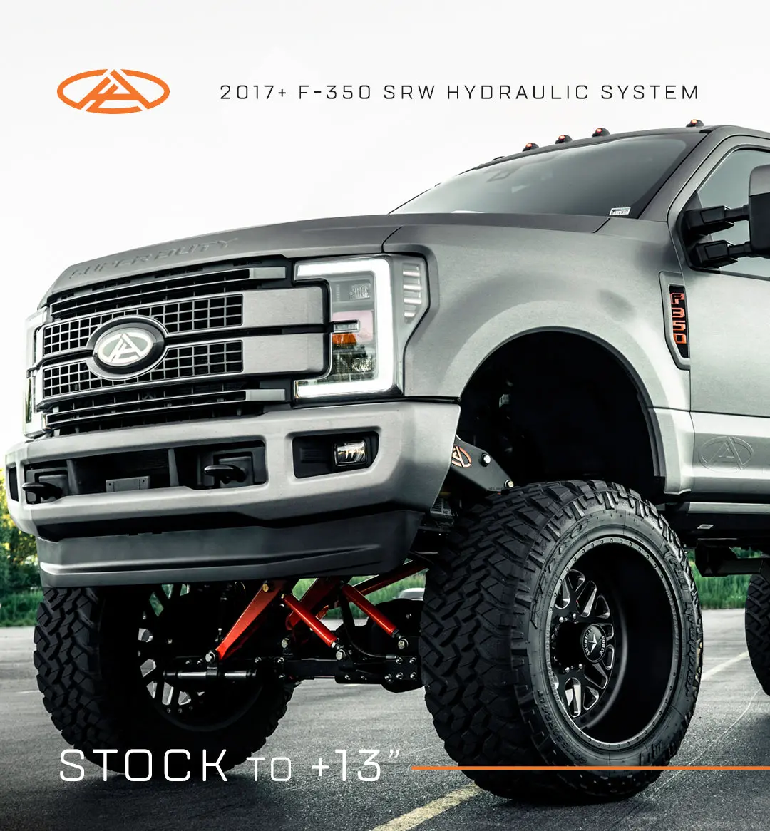 Any Level Lift Kit 2017-2022 Ford F350 Srw Hydraulic System 1