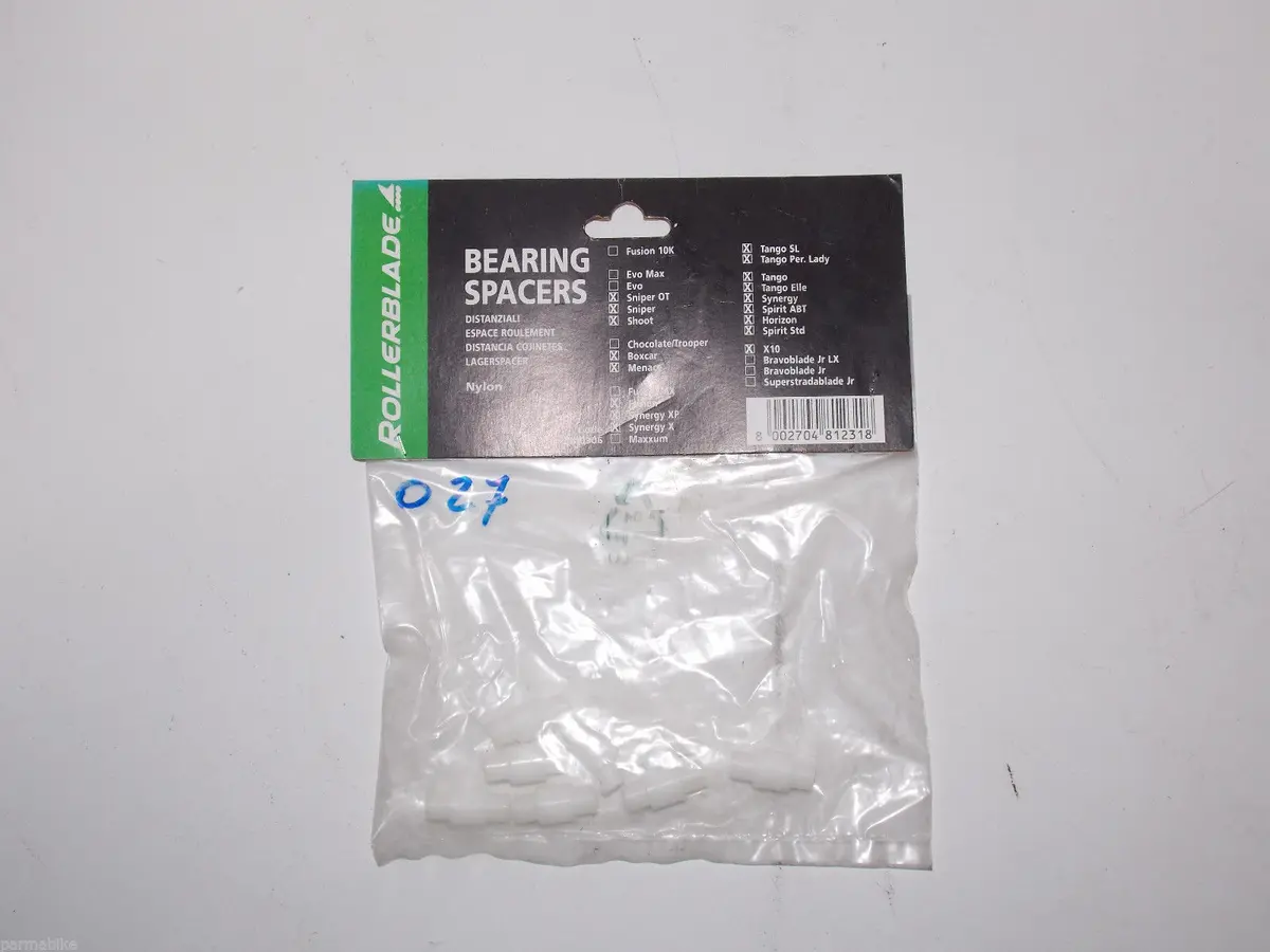 90'S Rollerblade Bearing Nylon Spacers Set Skate Roller Blades In Line Skating 1