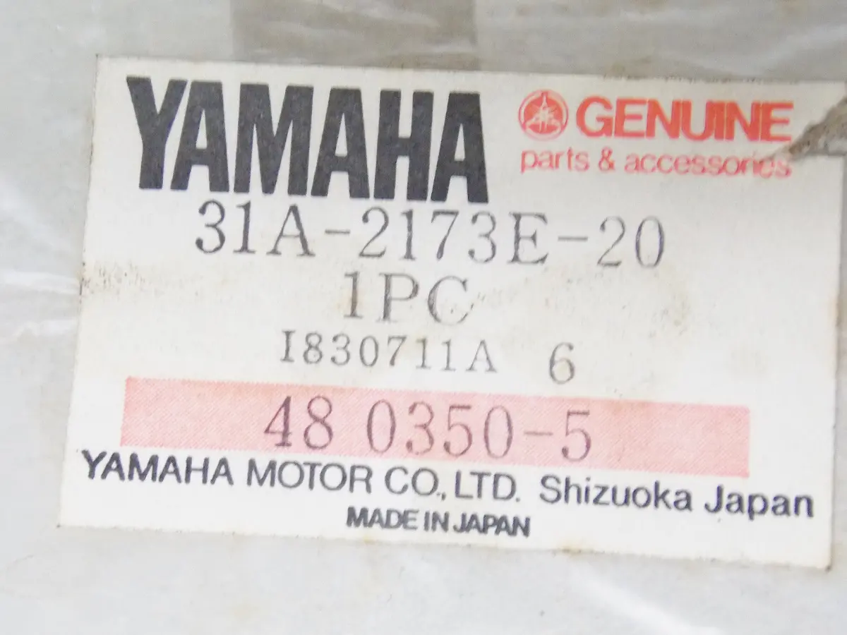 Nos Oem Yamaha 1983 Xj900 Seca Emblem Decal Sticker Graphic Mark 31A-2173E-20 1