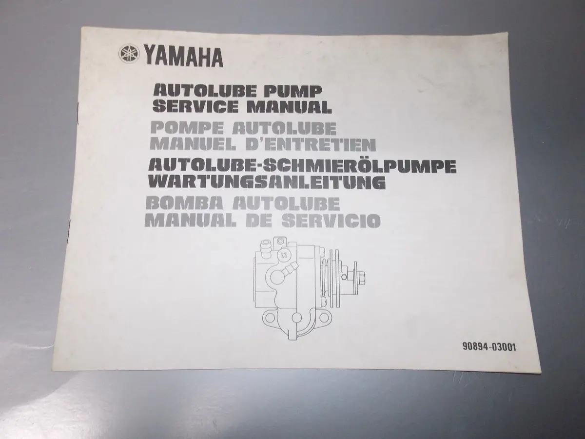 New Yamaha 1976 Auto Lube Pump Service Manual Book Pamphlet 90894-03001 1