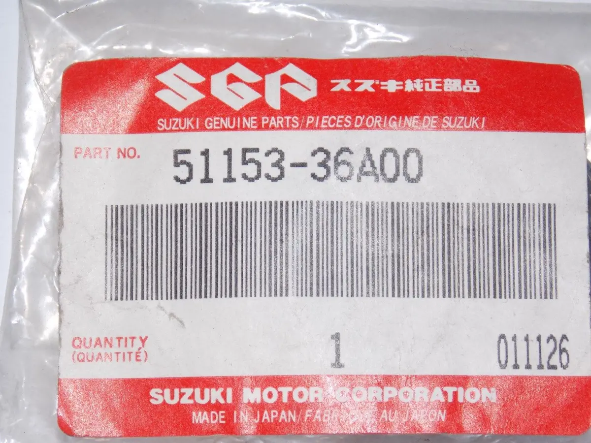 Nos New Oem Suzuki 1986 19871988 Oil Seal Front Fork Damper Rg125 51153-36A00 1