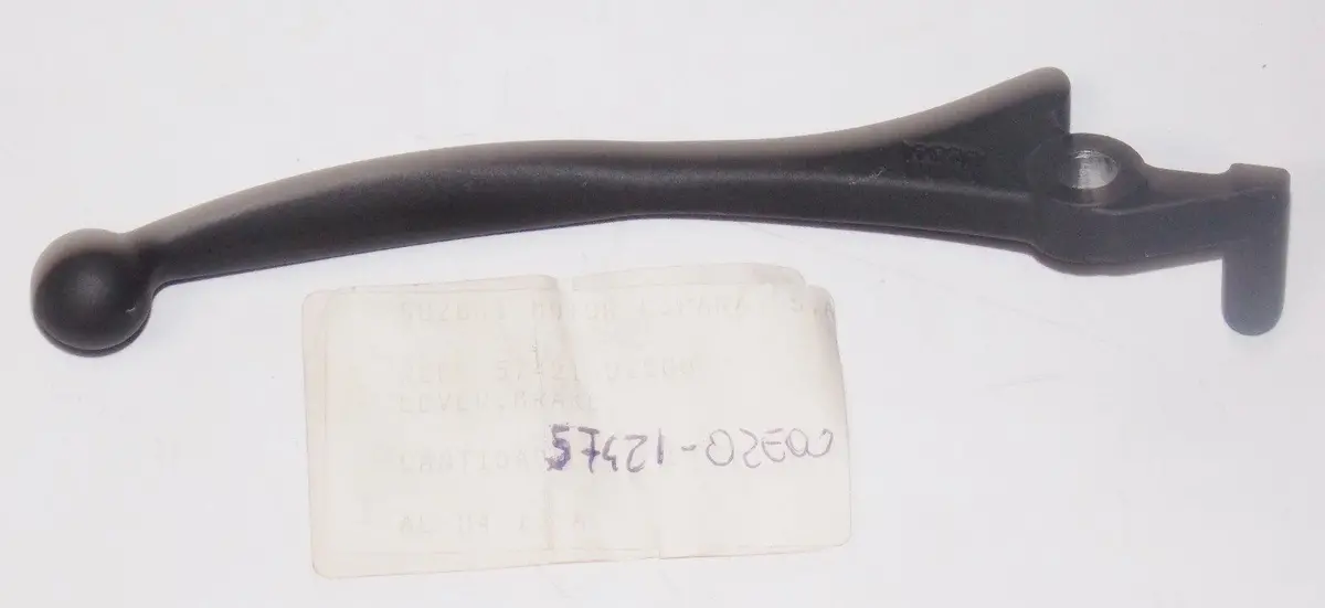 Oem Suzuki 1999 Black Brake Lever Ay50  57421-02E00 1