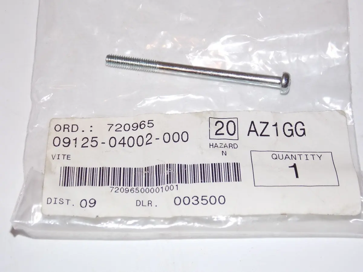 Nos Suzuki 1992 1996 Screw 4X55 Ts125n Fr-80 Gs550e Sp400 09125-04002-000 1