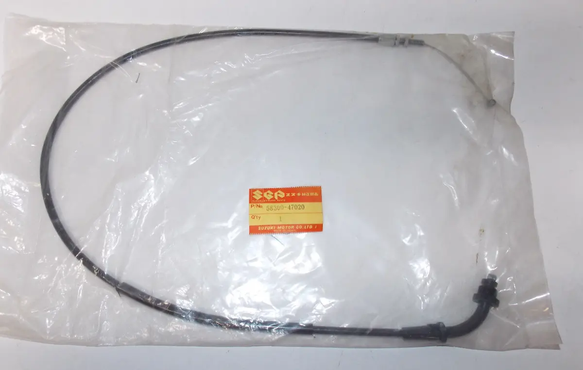 Nos Genuine Suzuki Gs550 Throttle Cable 58300-47020 1