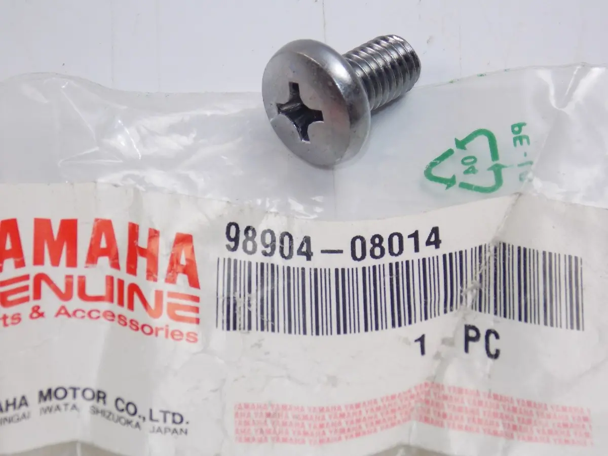 Nos Yamaha  1995 1996 1997 1998 1999 2000 Binding Head Screw Xv-535  98904-08014 1