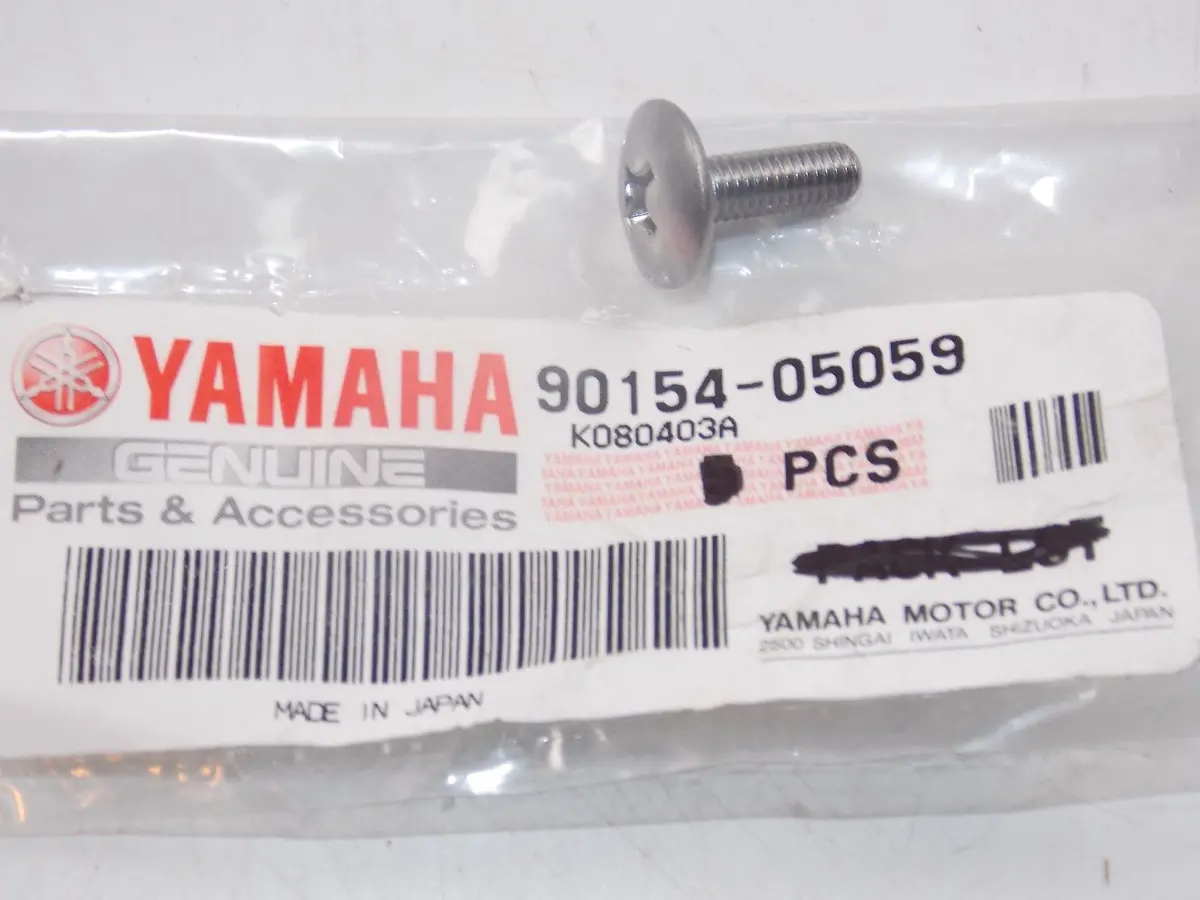 Nos Yamaha 1976-2007 Binding Screw (3Xv) Yt125 Ytm200 Yfm225 Yfp350  90154-05059 1
