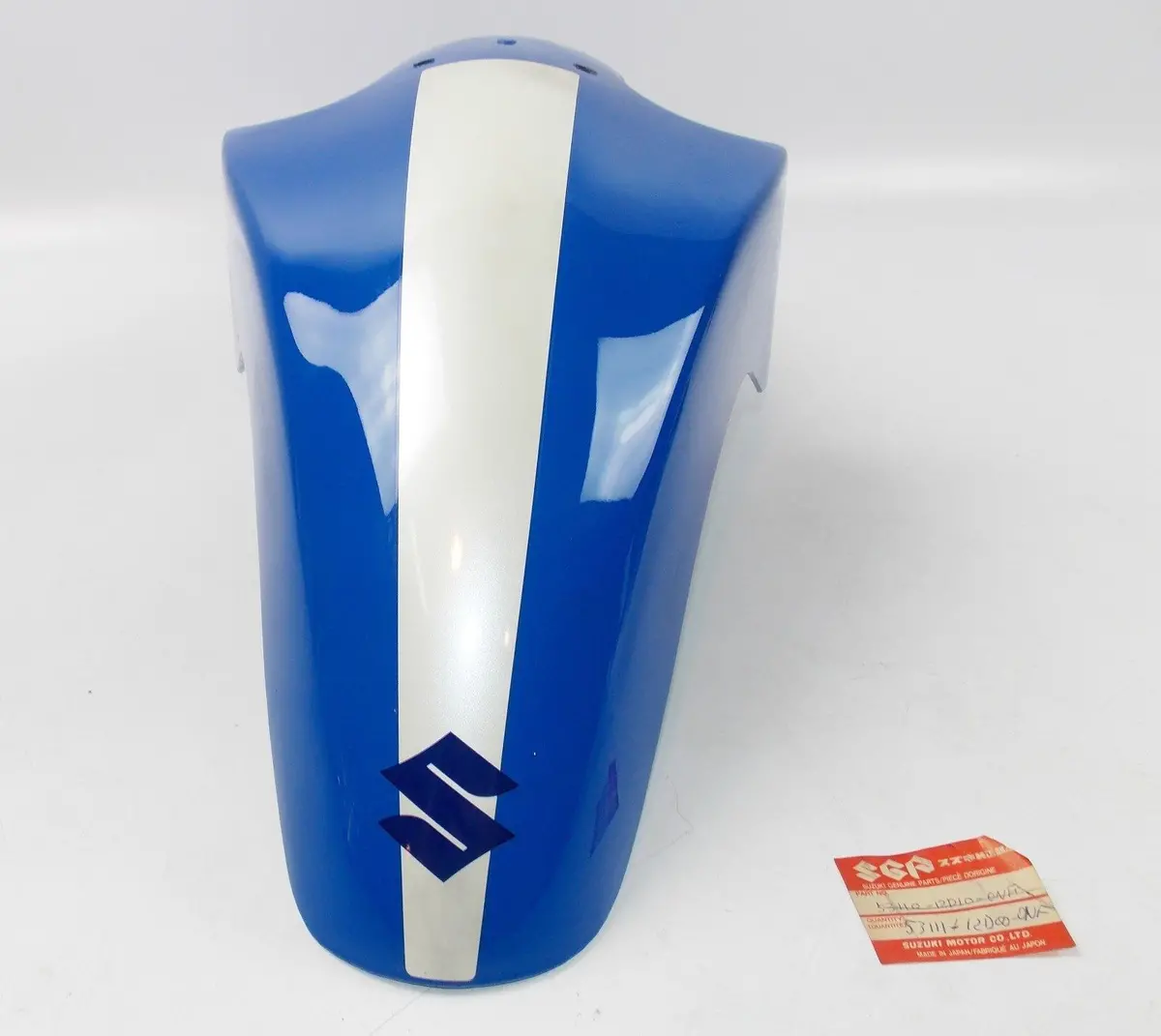 Nos Suzuki 1993 1994 1995 Blue Front Fender Dr650 53111-12D00-0Nf 2