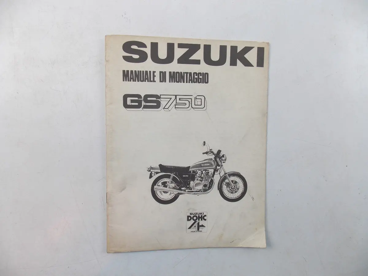 New Suzuki 1976 Assembly Manual Book Gs750 Italian Ms-8010-It 1