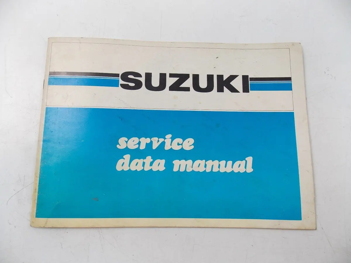 New Suzuki 1972 Service Data Manual Book  In English 1