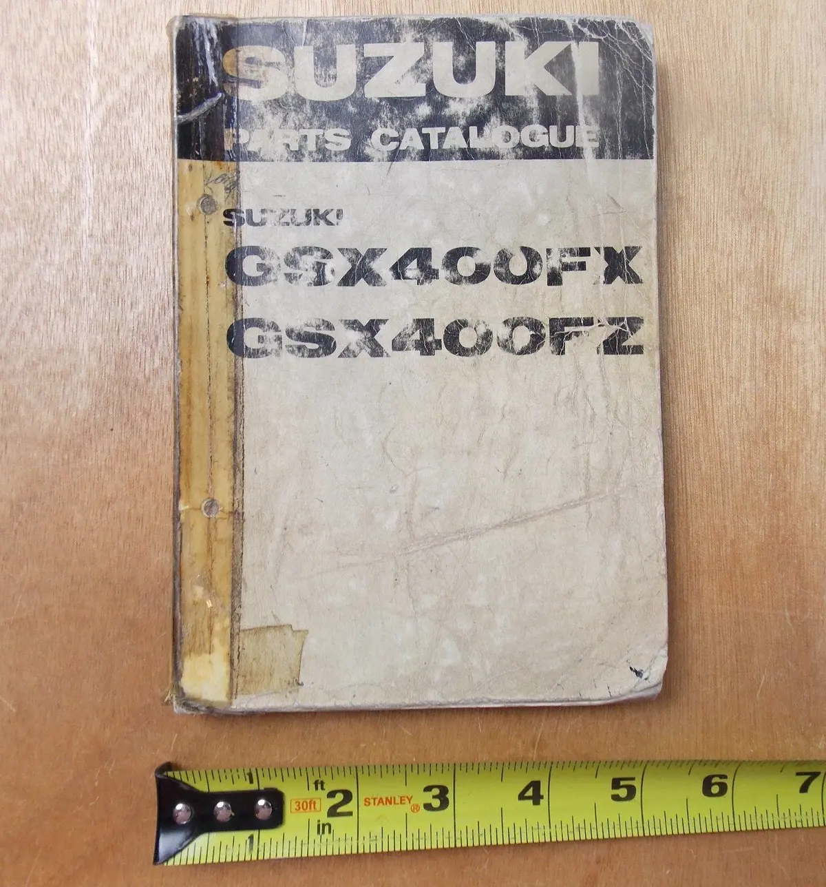 Used Suzuki 1982 Parts Catalogue Book Gsx400fx/Fz 99000-34607 1