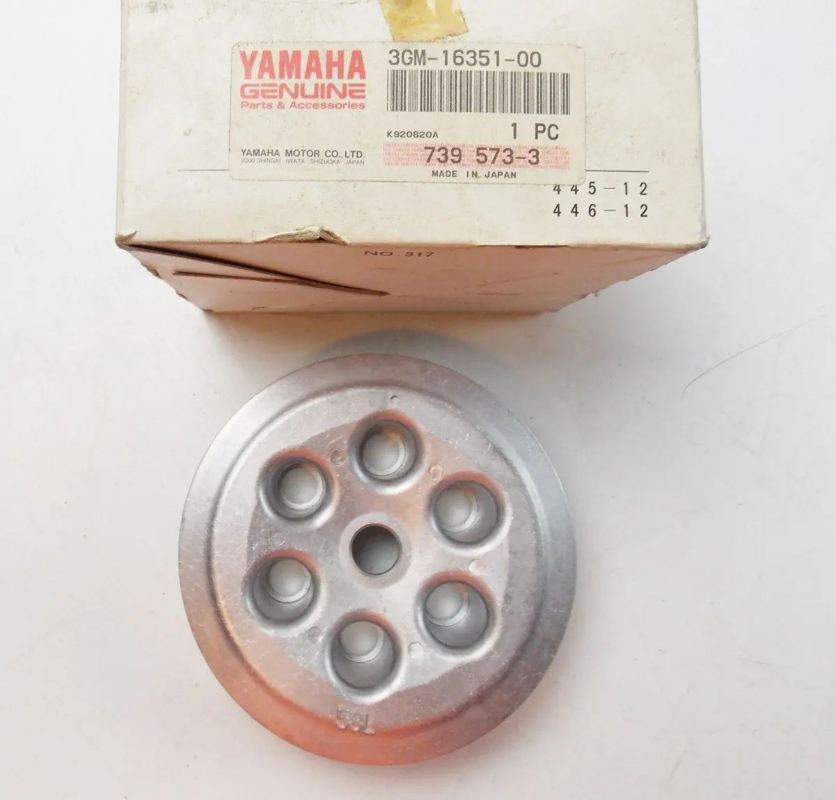 Nos Yamaha 1989-1997 Pressure Plate 1 Fsr1000 Gts1000  3Gm-16351-00 1