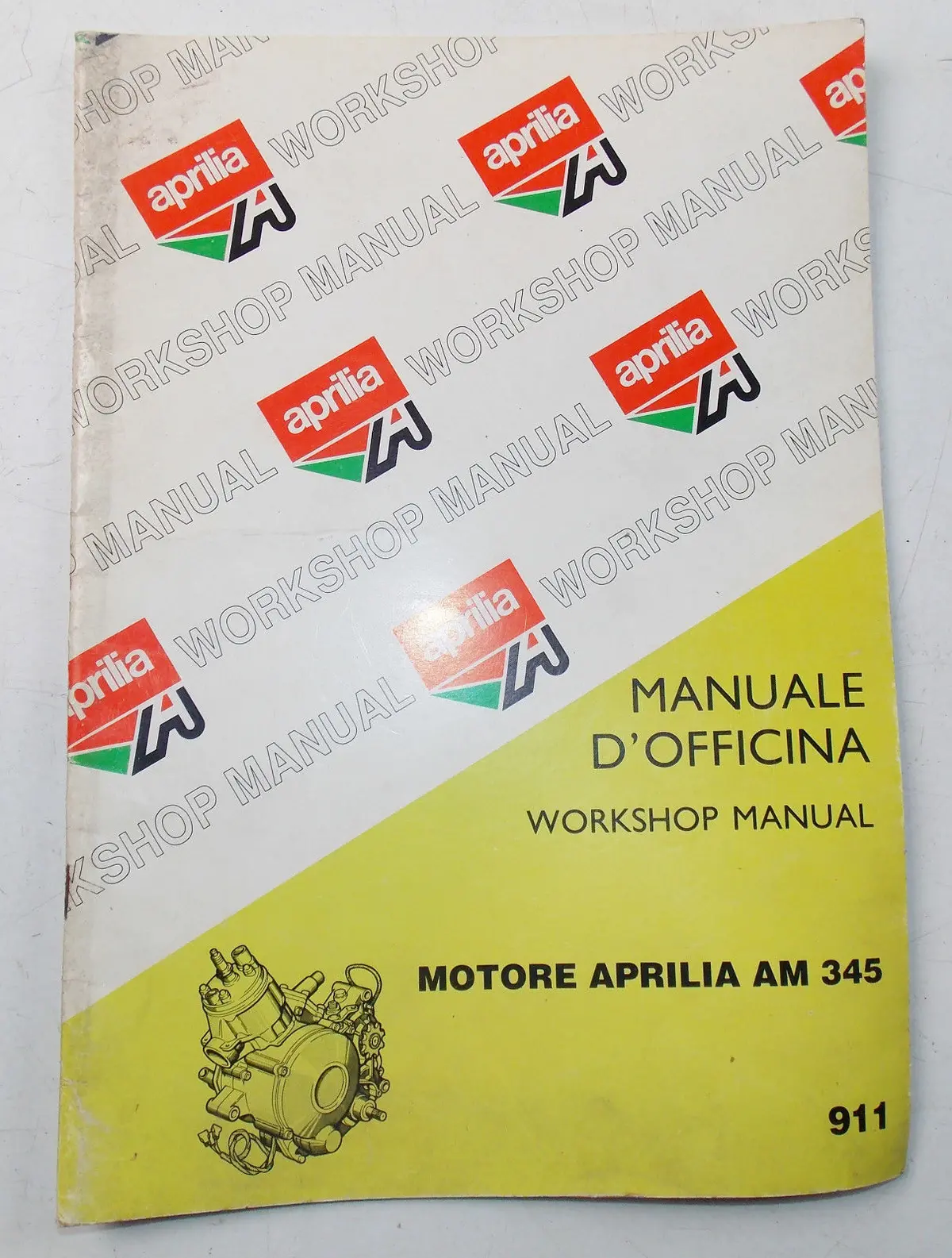 Aprilia Rx Mx 50 Motor Am 345 Workshop Manual Engine Minarelli Book 911 1