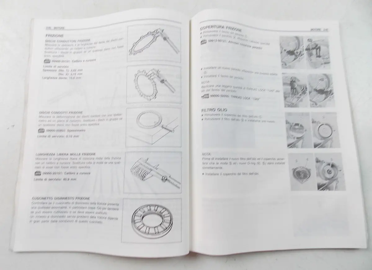 Nos Suzuki August 1998 Service Manual Gz250 99500-32100-01B 2