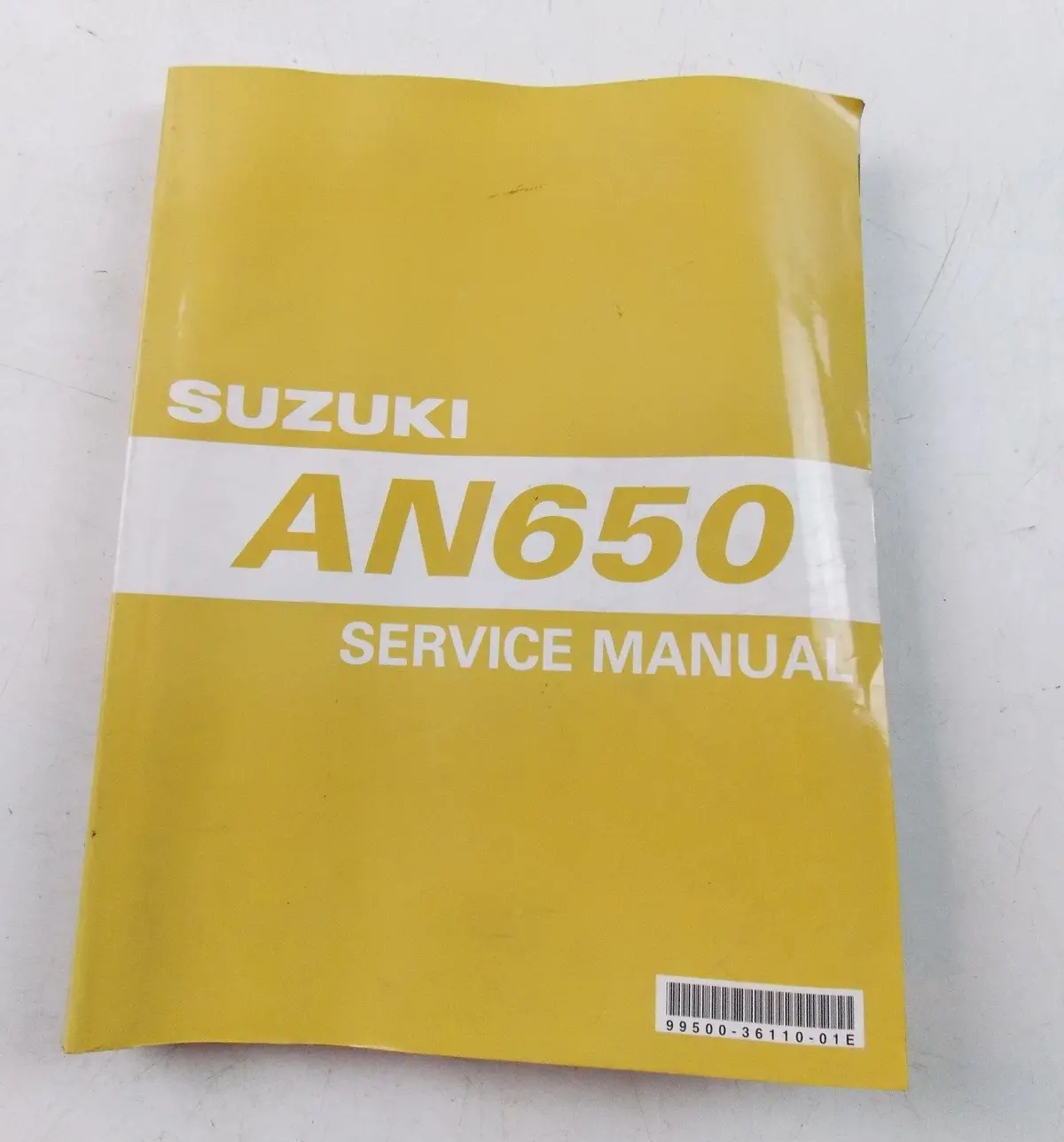 Nos Suzuki July 2002 Service Manual An650  99500-36110-01E 1