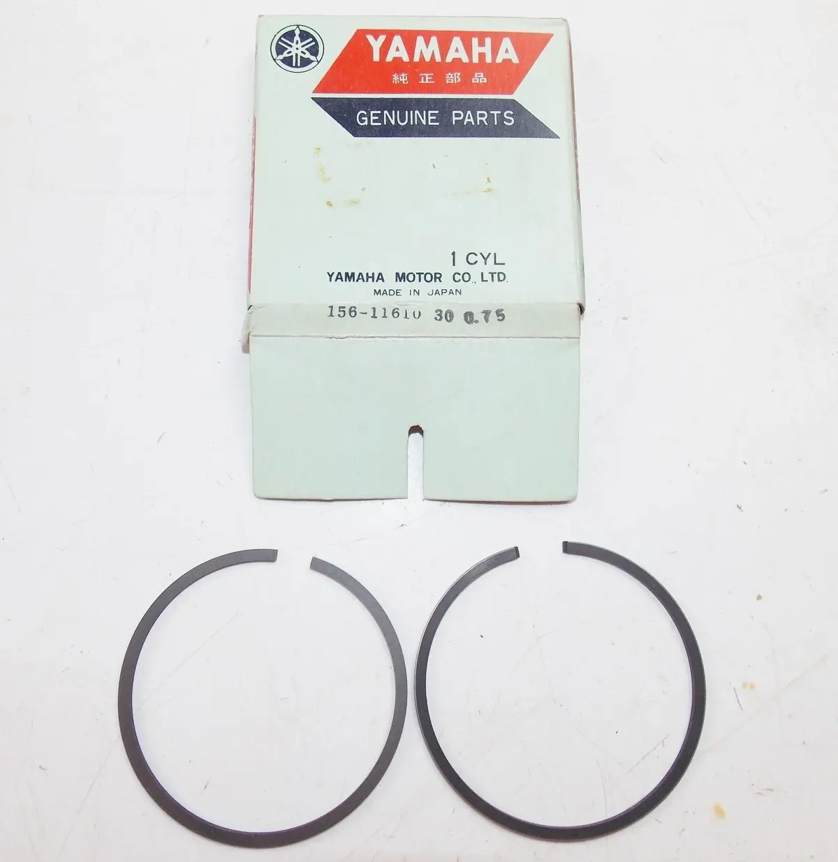 Nos Yamaha  1965-1967  Piston Ring Set 3Rd Over 0.75 Yds3/5 Ym2  156-11610-30 1