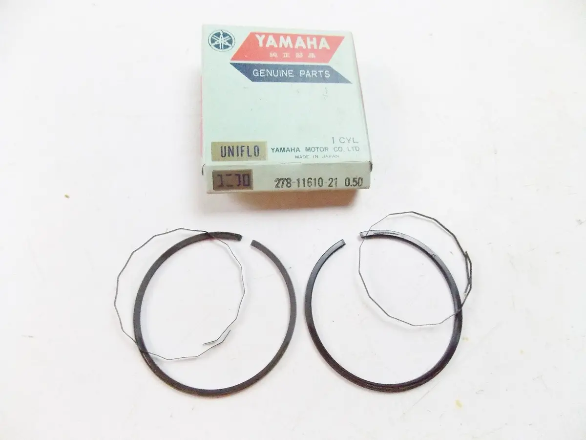 Nos Yamaha  1970 1971 1972 Piston Ring Set 2Nd O/S 0.50  R5 278-11610-21 1