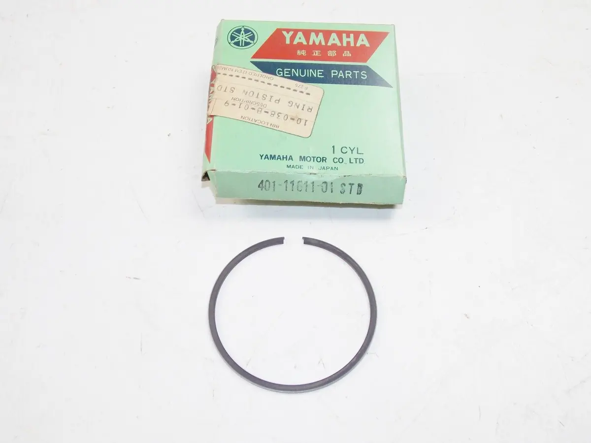 Nos Yamaha  1974-1977 Piston Ring Std Mx125 Yz127 Yz100   401-11611-01 1