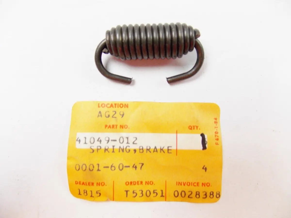 Nos Kawasaki 1966-2007 Brake Shoe Spring Klf300/400 W1/2 H1/2  Kz900  41049-012 1