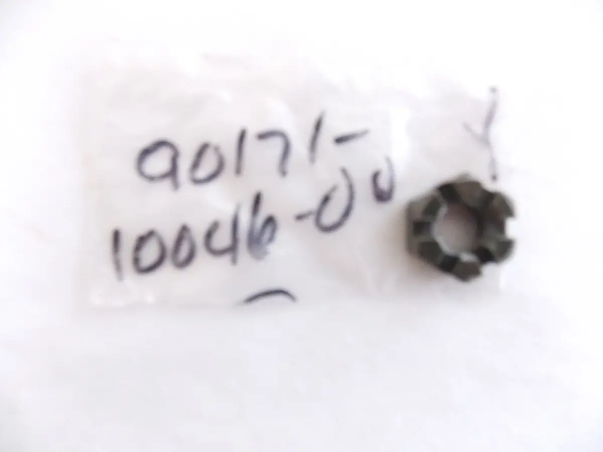 Nos Yamaha 1987-2008 Castle Nut (2)  Yfm350 Yfz350 Yfb250 Yfs200  90171-10046 1
