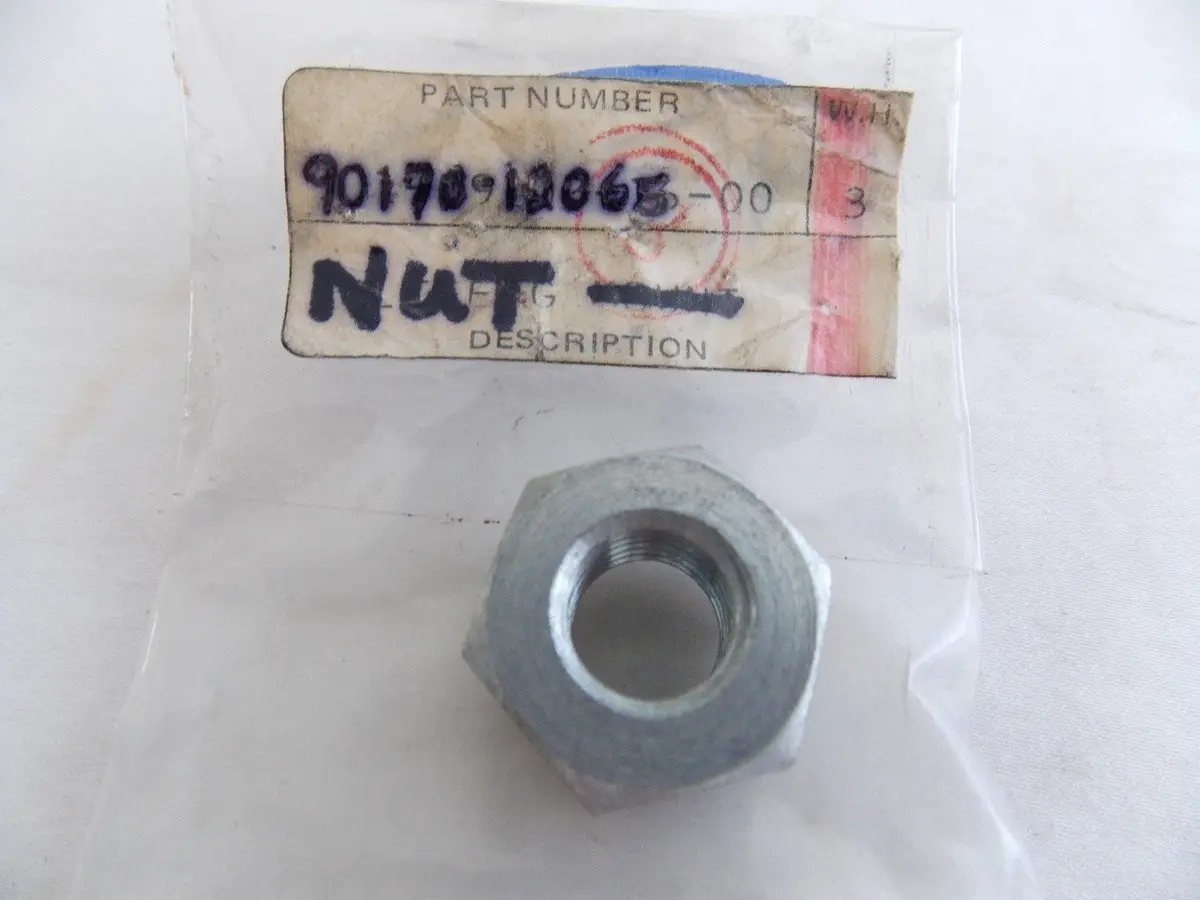 Nos Yamaha Aftermarket 1969-72 1975-78 Hexagon Nut L5  Rd125 Xs500 90170-12065 1