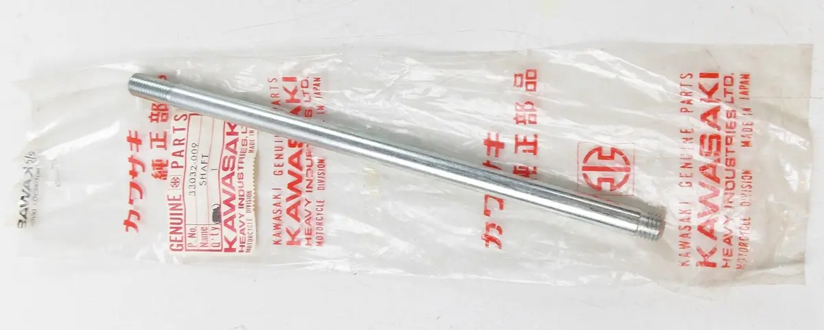 Nos Kawasaki 1969 1971 1974 1977 Swing Arm Pivot Shaft Kh100 G3ss G3tr 33032-009 1