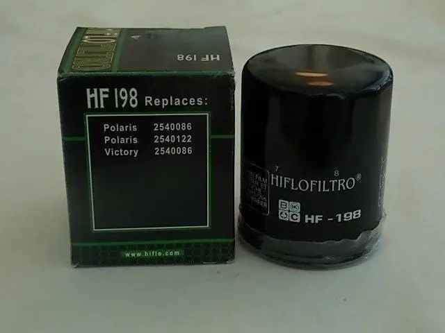 Nos Hiflofiltro (Hf198) Oil Filter Replacement  Polaris Victory  Fits Crossroads 1