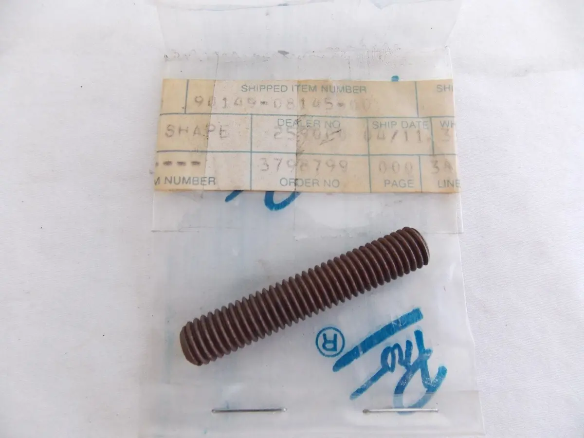 Nos Yamaha Aftermarket 1980 1981 Special Shape Screw Yt125  90149-08145-00 1
