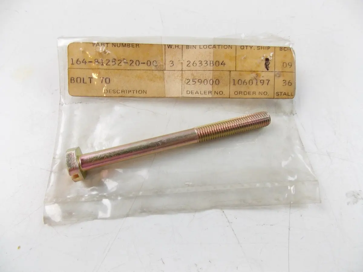 Nos Yamaha 1967 1968 Bolt Yl2  164-81252-20-00 1
